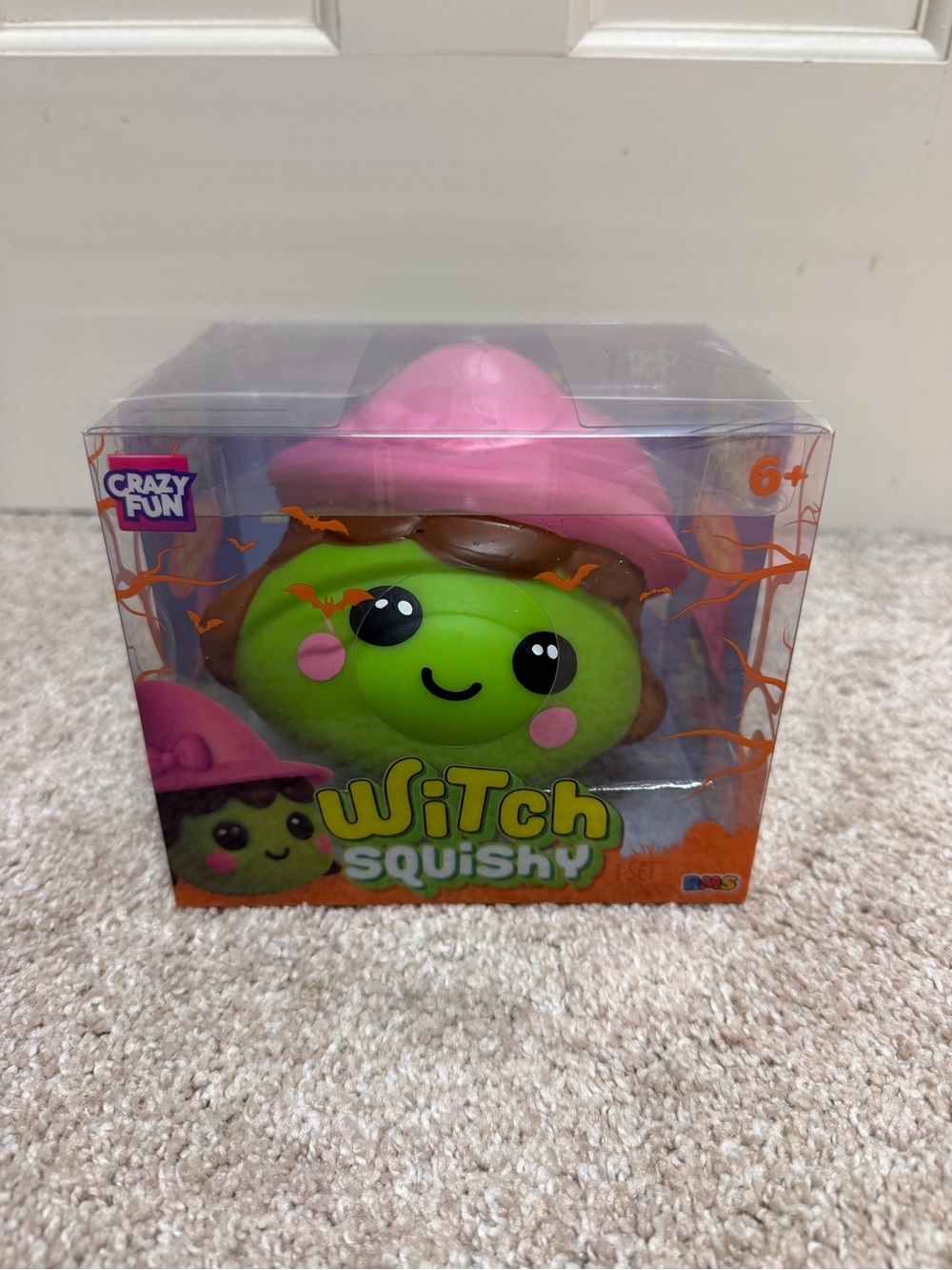 RMS Crazy Fun Witch Squishy Toy - New